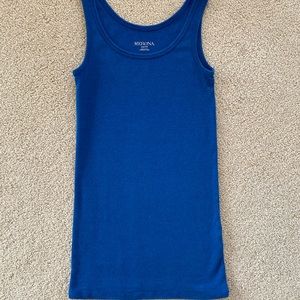 Merona blue tank top